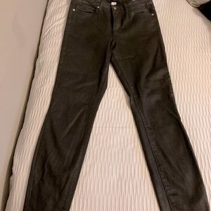 Good American Good Classic Coated Jeans. Black size 8-29. Excellent condition.